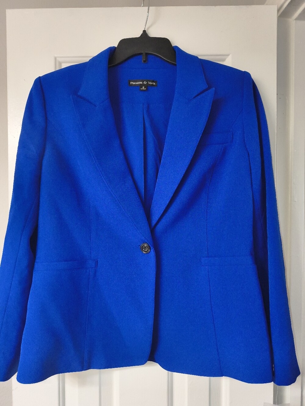 Preston & York Royal Blue Single-Button Blazer